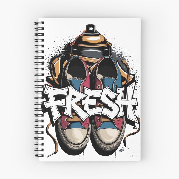 Item preview, Fresh spray Graffiti sneakers designed and sold by EndGame-gallery.