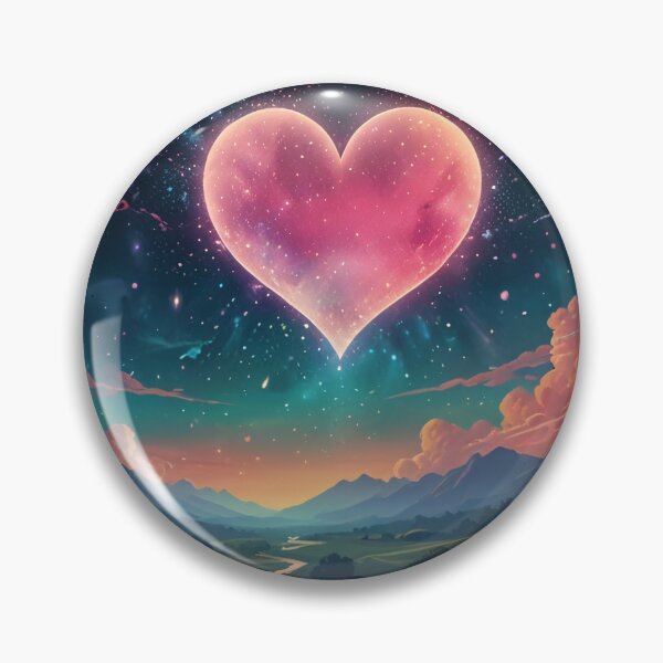 Item preview, Magical night and heart-shaped planet designed and sold by camelsvg.