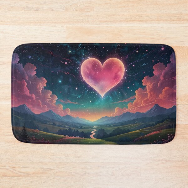 Item preview, Magical night and heart-shaped planet designed and sold by camelsvg.
