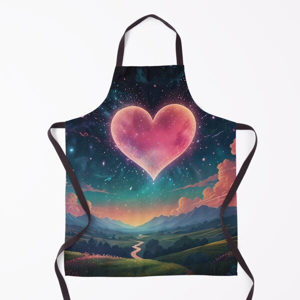 Item preview, Magical night and heart-shaped planet designed and sold by camelsvg.