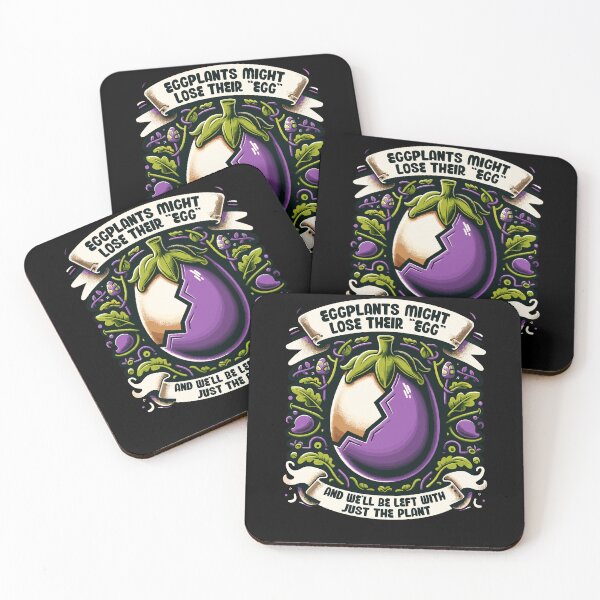 Item preview, Eggplants Might Lose Their 'Egg' And Be Left With Just Plant designed and sold by Dressed For  Duty.