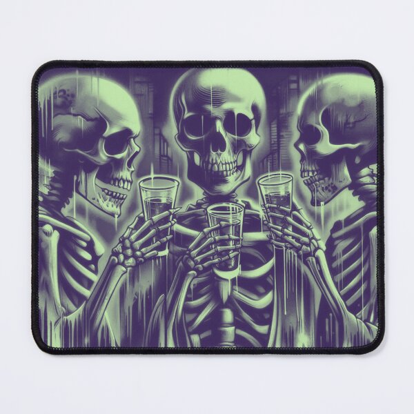 Item preview, Three of Cups Tarot - Skeleton Celebration Design designed and sold by Midnight Xclusive.