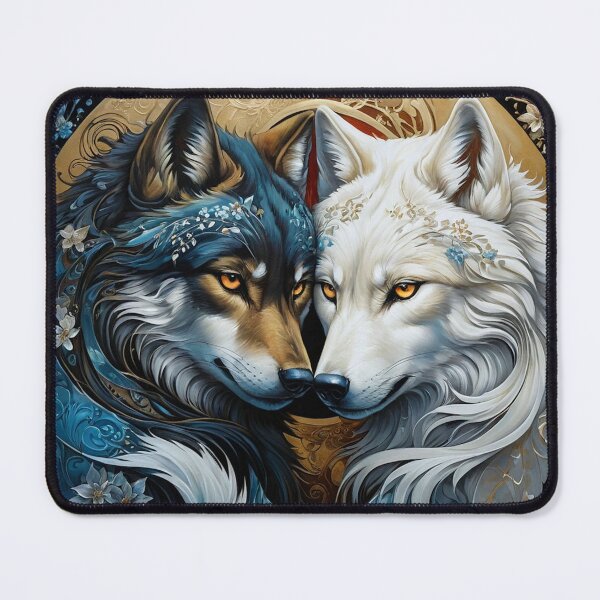 Item preview, Yin Yang Wolf designed and sold by PandorasWelt.