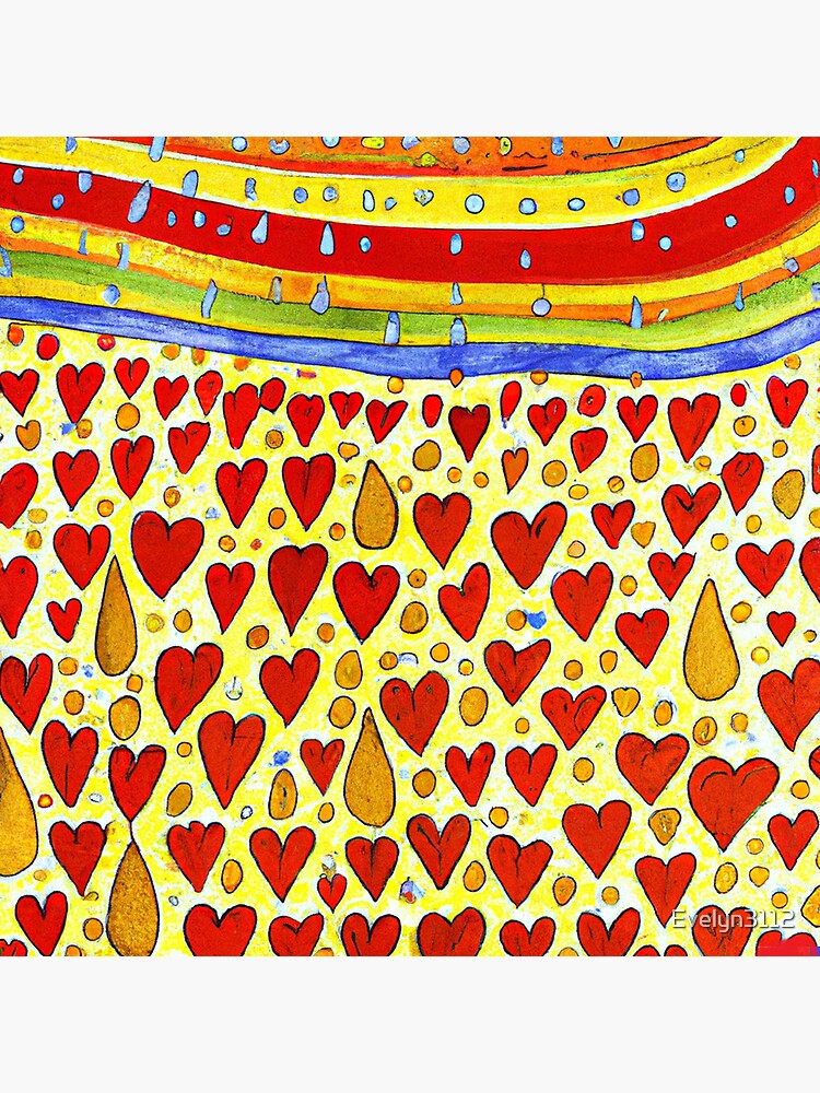 Thumbnail 4 von 4, Uhr, Herzregen 2 -Rain of Hearts 2 designt und verkauft von Evelyn3112.