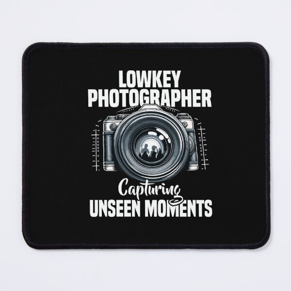 Item preview, Lowkey Photographer, Capturing Unseen Moments Camera Fans designed and sold by Dressed For  Duty.