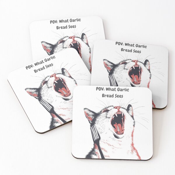 Item preview, Garlic Bread Cat | Funny Animals Quotes, Stickers, Designs, Memes and More designed and sold by Envision Designs.