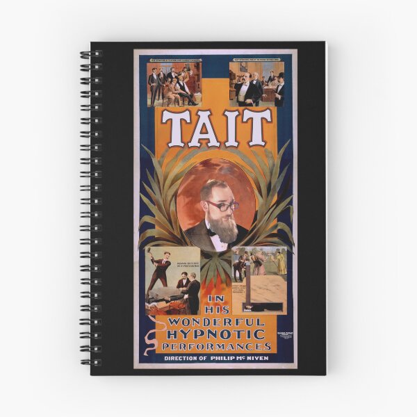 Item preview, Vintage Hypnotist poster with Erik Tait designed and sold by seaplain.