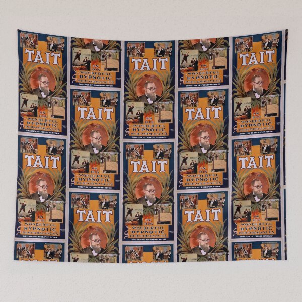 Item preview, Vintage Hypnotist poster with Erik Tait designed and sold by seaplain.