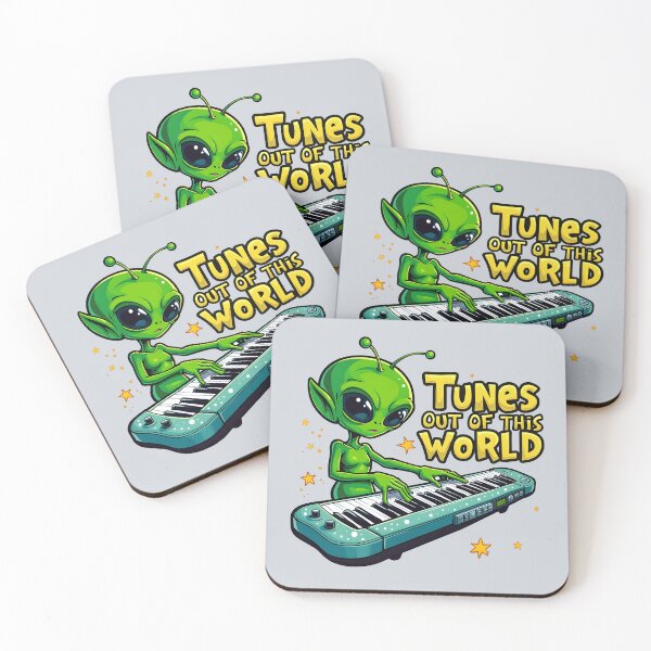 Item preview, Tunes Out of This World: Alien Keyboard designed and sold by Jollys-ArtShop.