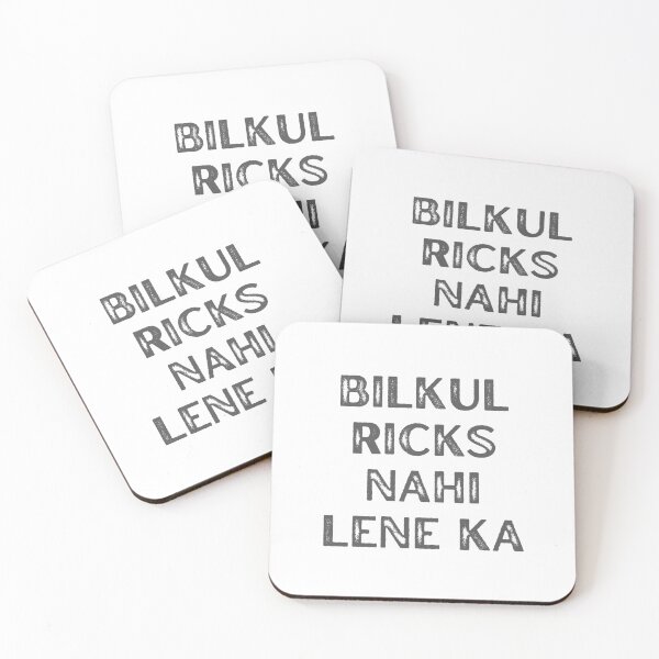 Item preview, Bilkul Ricks Nahi Lene Ka Hera Pheri designed and sold by DesignJiggy.