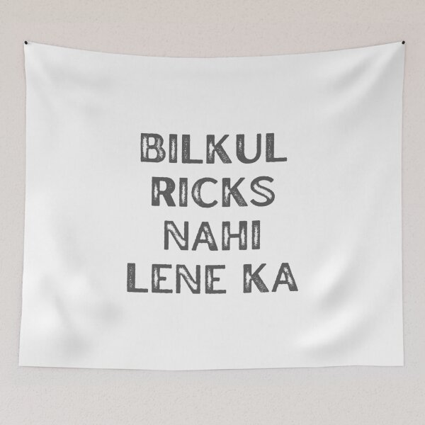 Item preview, Bilkul Ricks Nahi Lene Ka Hera Pheri designed and sold by DesignJiggy.