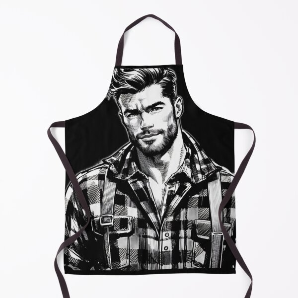 Item preview, Lumberjack Heat LGBTQ Gay Pride Color-In Graphic Design designed and sold by ItsAKinkThing.