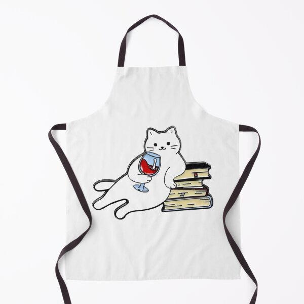 Item preview, Cat, Wine and Books designed and sold by FlowFlex.