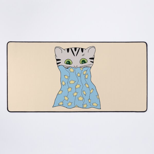 Item preview, Gato en una manta azul designed and sold by ChilliAndNutmeg.