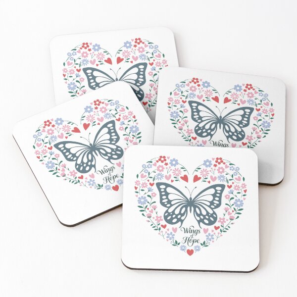 Item preview, Inspirational "Wings of Hope" butterfly design designed and sold by ArthousePromos.