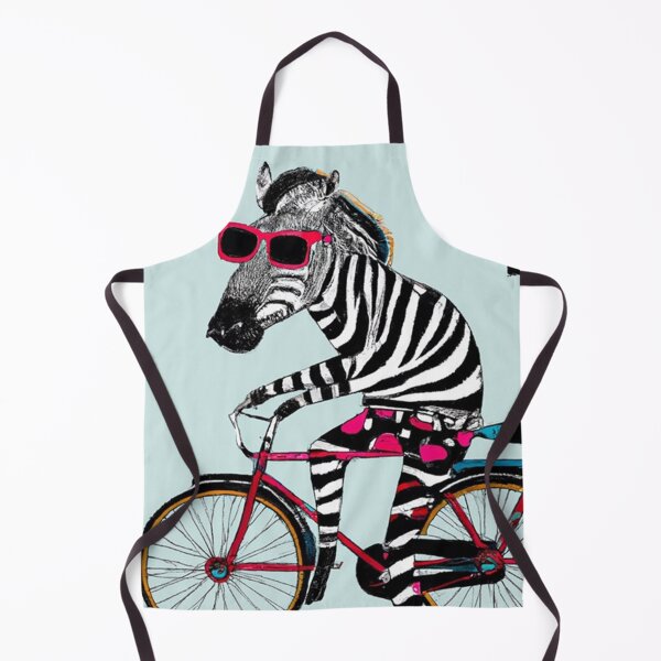 Item preview, Zebra on a Bike - Zebra riding a Bike designed and sold by Evelyn3112.