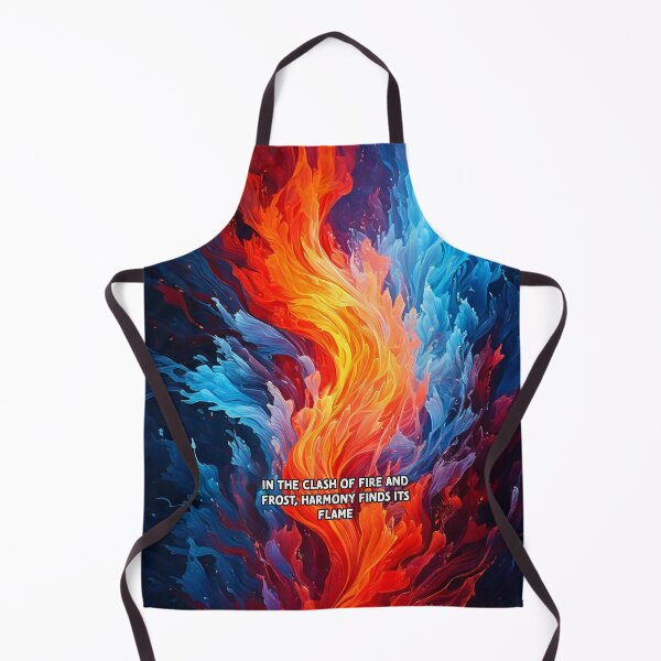 Item preview, Fire and Frost - Poetry Fantasy Art Work designed and sold by Unwind-Art-Work.