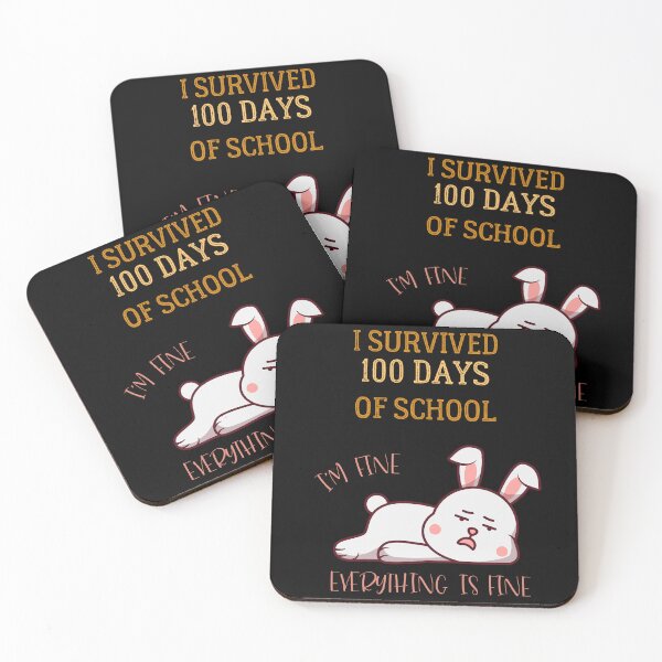 Item preview, Sobreviví 100 días de escuela. Estoy bien. Todo está bien. designed and sold by Klaudesign.