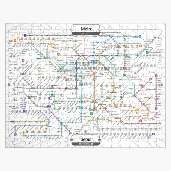 Vista previa del artículo con la obra «Metro - Seúl», diseñado y vendido por aleibanez.