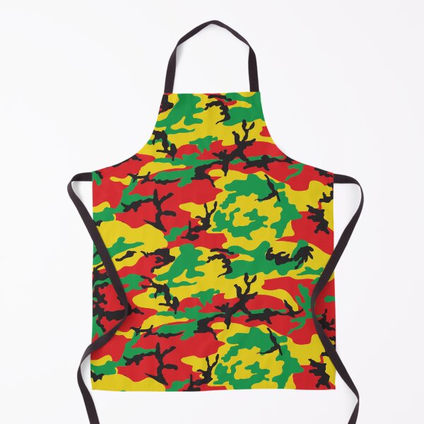Item preview, Jamaican Rasta Colors Camouflage Pattern designed and sold by HotHibiscus.