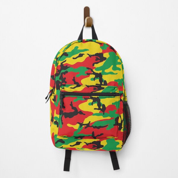 Item preview, Jamaican Rasta Colors Camouflage Pattern designed and sold by HotHibiscus.