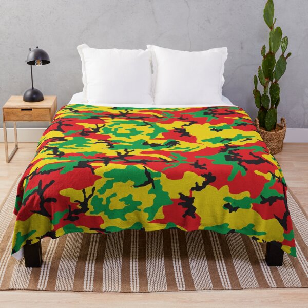 Item preview, Jamaican Rasta Colors Camouflage Pattern designed and sold by HotHibiscus.