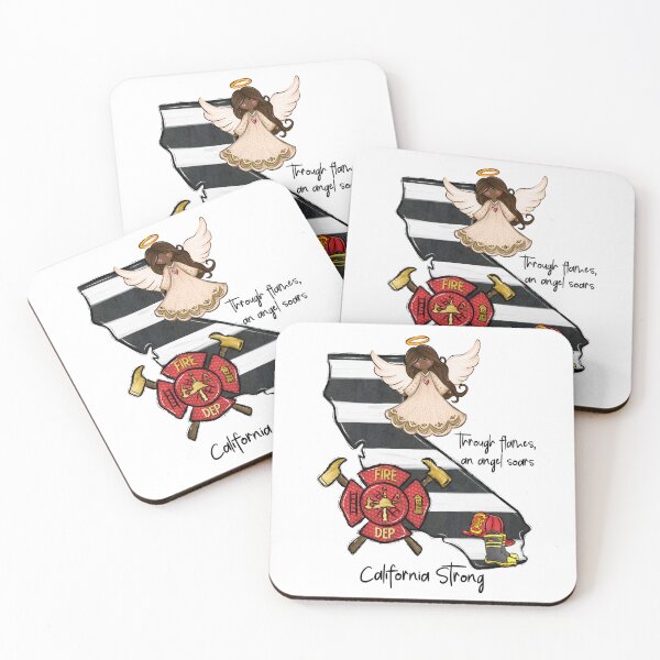 Item preview, California Wildfires, City of Angels, First Responders, Fire Fighters designed and sold by MerchSearchCO.