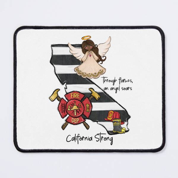 Item preview, California Wildfires, City of Angels, First Responders, Fire Fighters designed and sold by MerchSearchCO.