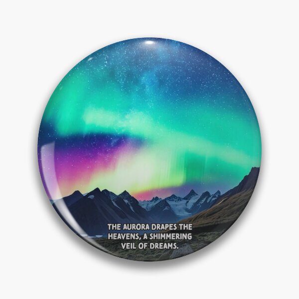 Item preview, Veil of the Aurora - Poetry Fantasy Art Work designed and sold by Unwind-Art-Work.
