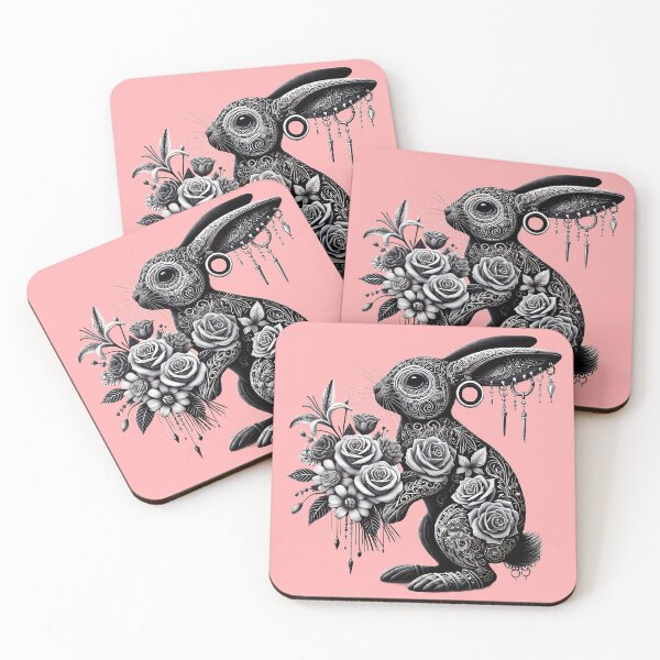 Item preview, Bunny Piercings With Floral Details  designed and sold by TSQ.