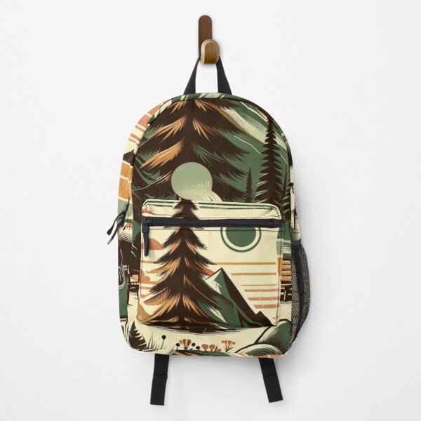 Item preview, Vintage camping in nature designed and sold by Timber & Dust.