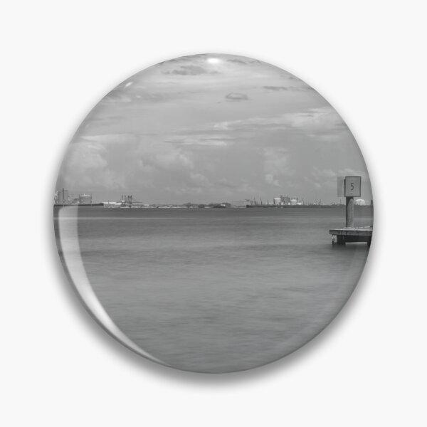Item preview, A long exposure shot at Ballast Point Park in Tampa captures the serene beauty of the sunset over Tampa Bay designed and sold by EyezWatchin.