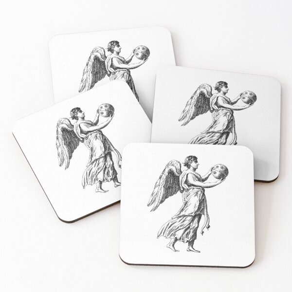 Item preview, Angel with Globe Illustration  designed and sold by HawthorneFlame.