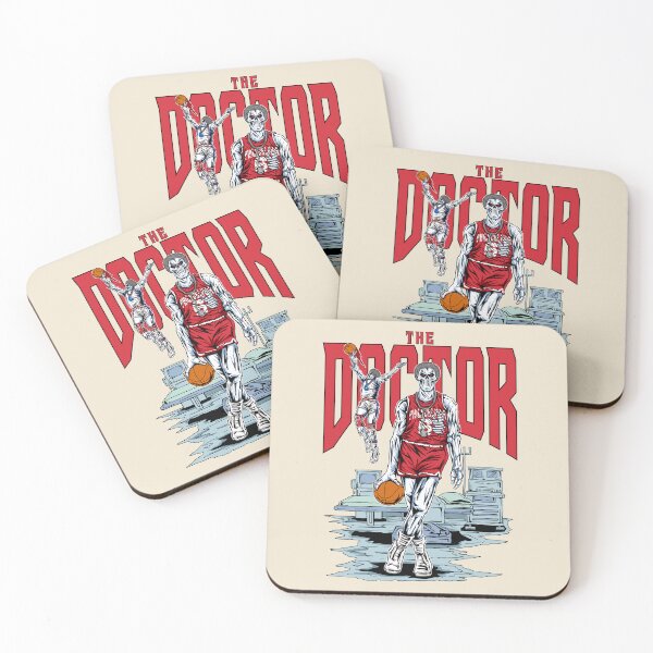 Item preview, Julius Erving The Doctor Vintage Skeleton Cartoon designed and sold by RatTrapTees.