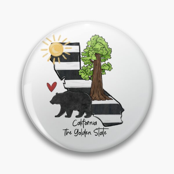 Item preview, California, The Golden State, Grand Sequoia, Bear, Flag designed and sold by MerchSearchCO.