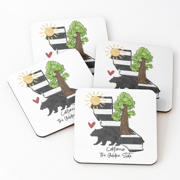 Item preview, California, The Golden State, Grand Sequoia, Bear, Flag designed and sold by MerchSearchCO.