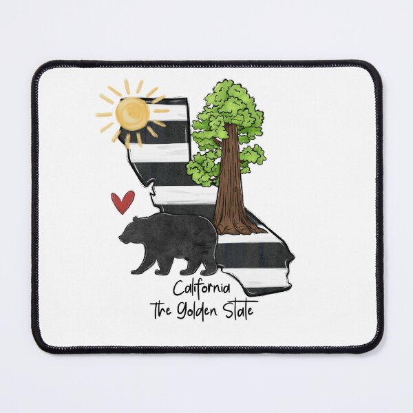 Item preview, California, The Golden State, Grand Sequoia, Bear, Flag designed and sold by MerchSearchCO.