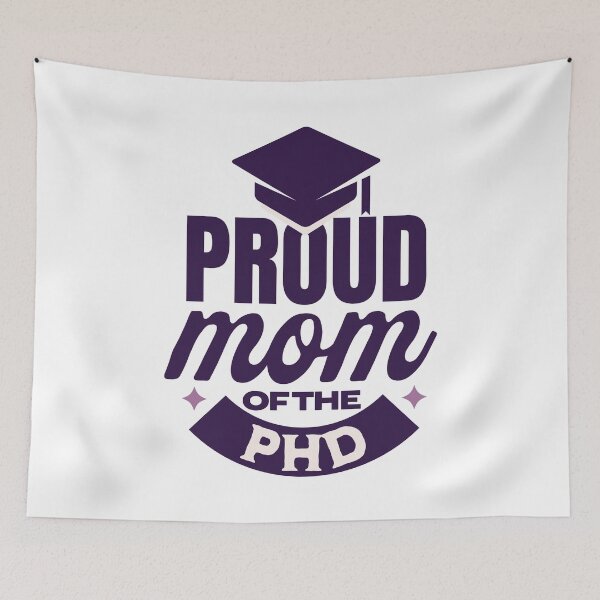 Item preview, Proud Mom Of The PhD | Mothers Of PhD Graduate | Mom Of Doctorate Degree Graduate designed and sold by jadedscientist.