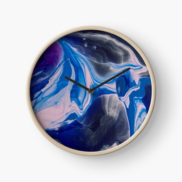 Item preview, Mystic Waves: Abstract Blue and Purple Fluid Art designed and sold by Sunshine’s Treasures & Art.