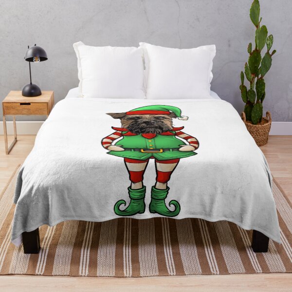 Item preview, Funny Christmas Elf Brussels Griffon Dog designed and sold by whyitsme.