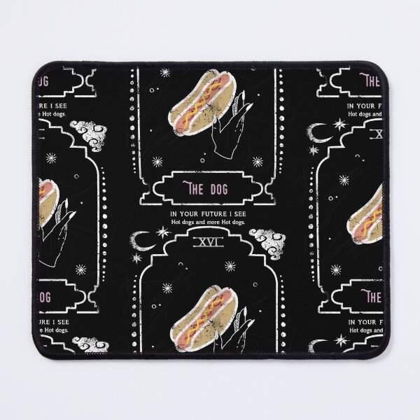 Item preview, The Hot Dog Funny Tarot Reading Card Crescent Moon designed and sold by AwesomeDistrict.