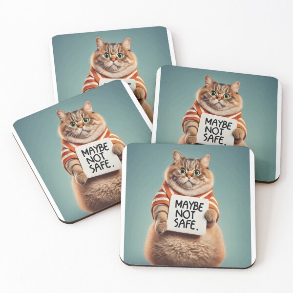 Item preview, Ver.2-Calling All Cat Lovers: (Fun But) Maybe Not Safe (Claws Can Come Out!) designed and sold by markmm9.