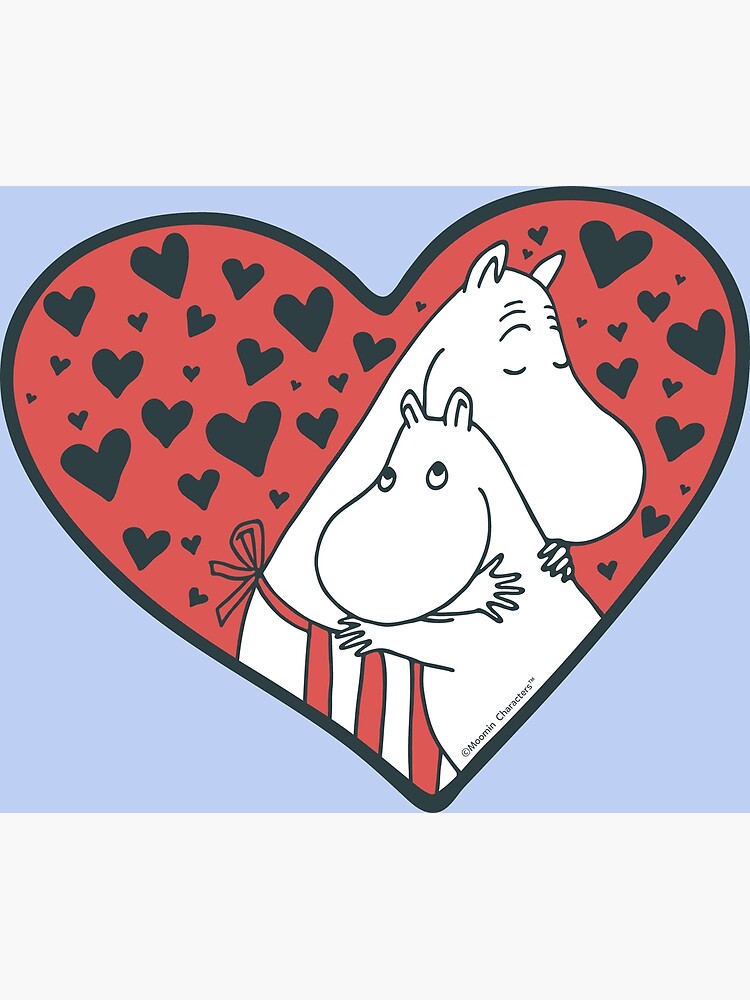 Moomin Moominmamma & Moomintroll Love Heart