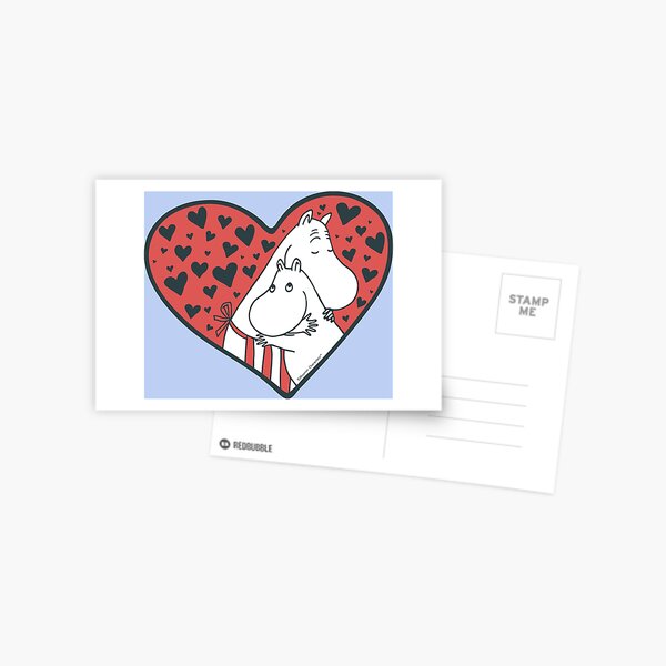 Item preview, Moomin Moominmamma & Moomintroll Love Heart designed and sold by MoominStore.