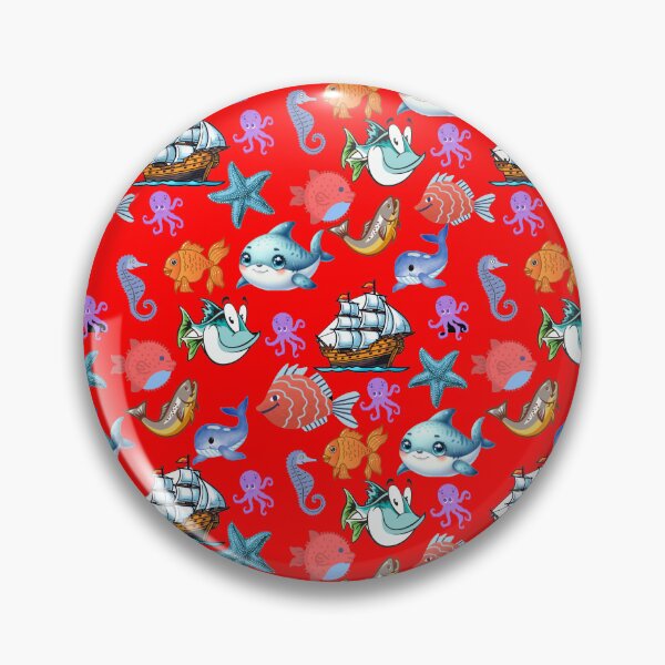 Item preview, Deep Sea Dreams: A vibrant pattern showcasing a diverse array of colorful fish swimming through a vibrant underwater world. designed and sold by Grang Art Artistic Designs.