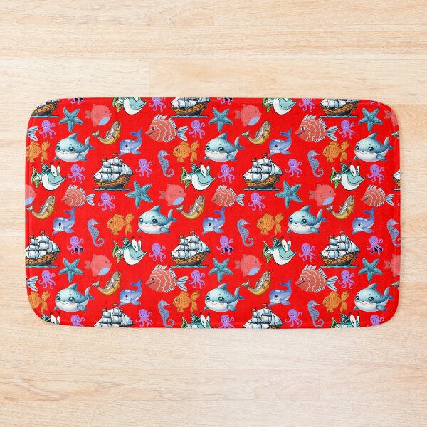 Item preview, Deep Sea Dreams: A vibrant pattern showcasing a diverse array of colorful fish swimming through a vibrant underwater world. designed and sold by Grang Art Artistic Designs.