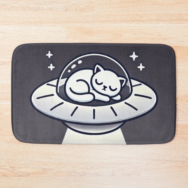 Item preview, Cat Sleeping Inside UFO designed and sold by IskandarDesigns.