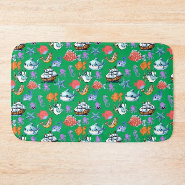 Item preview, School of Fish: A vibrant pattern showcasing a diverse array of colorful fish swimming through a vibrant underwater world. designed and sold by Grang Art Artistic Designs.