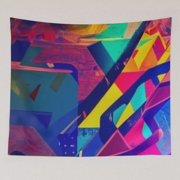 Item preview, Abstract & Colorful Memphis Pattern designed and sold by Matoo5062.