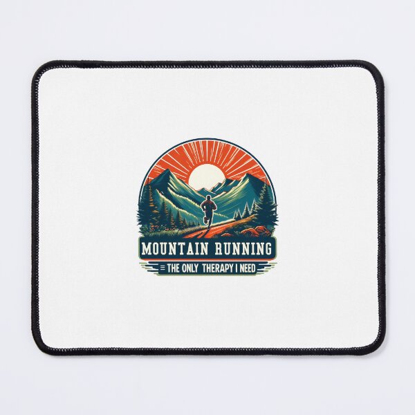 Item preview, Mountain Runing The Only Therapy I need designed and sold by Be-Adventurous.